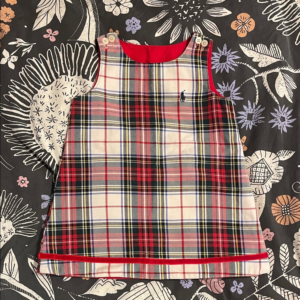 3 for $20 ✨ Ralph Lauren | Reversible Plaid and Corduroy Dress
